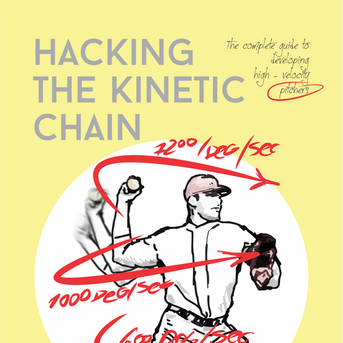 Create a Book Cover for a Baseball Pitching Velocity Book! Design by Orbovic