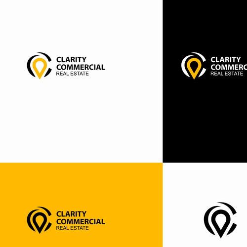 Logo + Brand Guide for Clarity Commercial Real Estate Design by Ronaldy