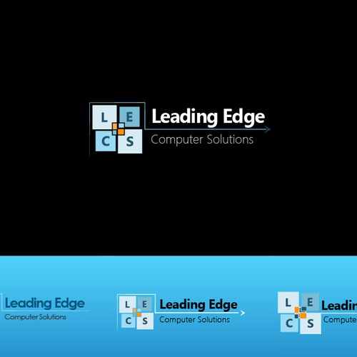 コンペ「logo for Leading Edge Computer Solutions」のデザイン by Nicoleta Mさん 