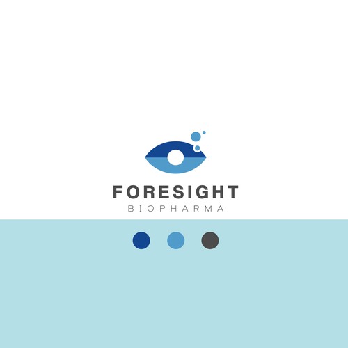 Biotechnology Company Logo Project: Foresight Biopharma Design by Mayartistic