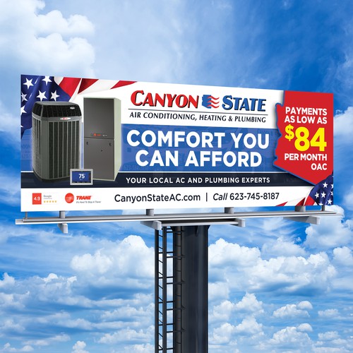 Design An Eye-Catching Billboard For An HVAC Company Design réalisé par SoftSkills