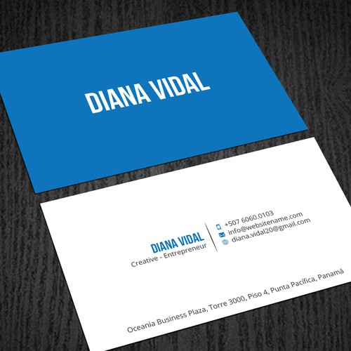 Creative Business Cards For Young Entrepreneur
