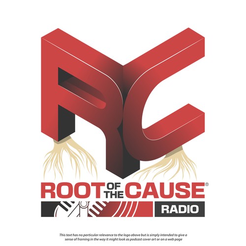 Podcast logo that pops for interview-based biohacking and wellness show Design by Classgraphics11