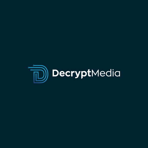 Design a beautiful logo for "Decrypt Media" Design by SOUFIAN⚡