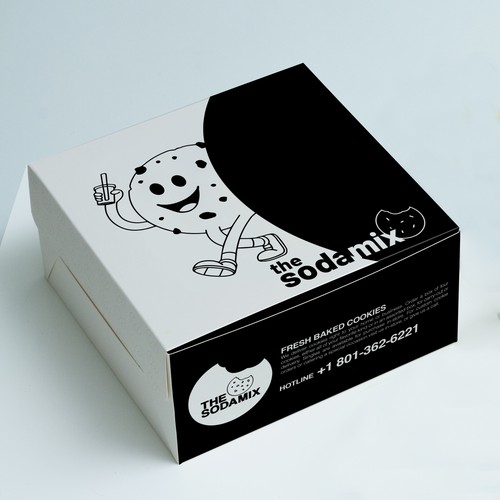 Single Cookie Box Design by Madushantha