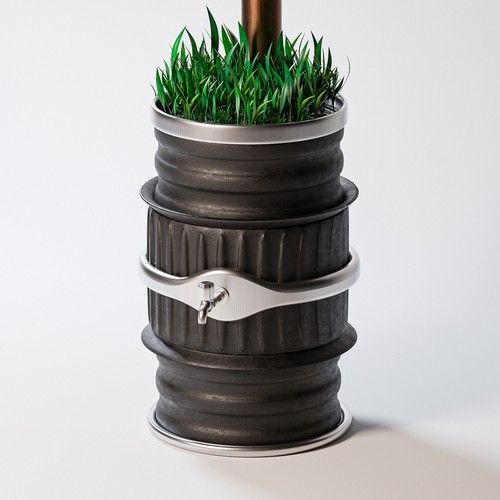 Rain Barrel Design by Hueco Mundo™