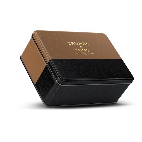 Design crums and yums cookie tin por mademoiselle coco