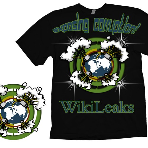 New t-shirt design(s) wanted for WikiLeaks Diseño de Graphical