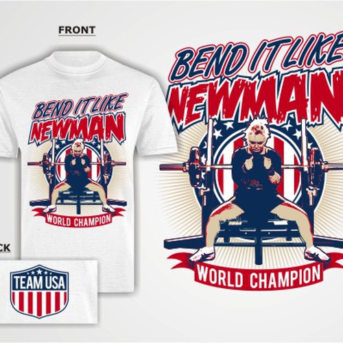 World Champion needs T-shirt designed Réalisé par buraholic