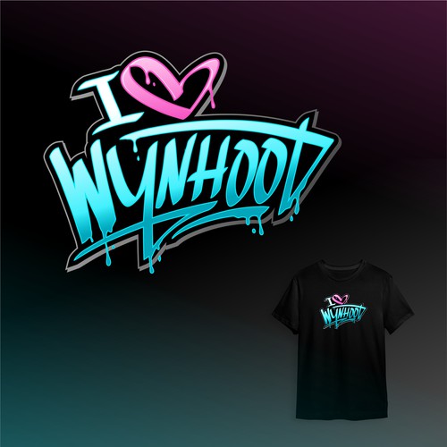 Graffiti-theme design for a new clothing brand in the Wynwood Neighborhood of Miami, Florida. Design by JayaSenantiasa