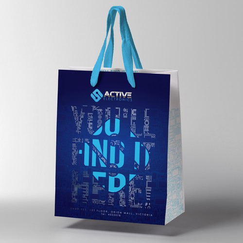 corporate paper bag design