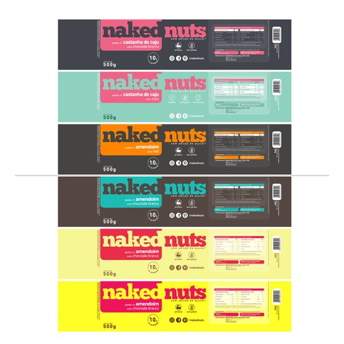 Design vincitore del contest "Conceito dos rótulos da marca Do Bem aplicados no setor de pastas de amendoim"