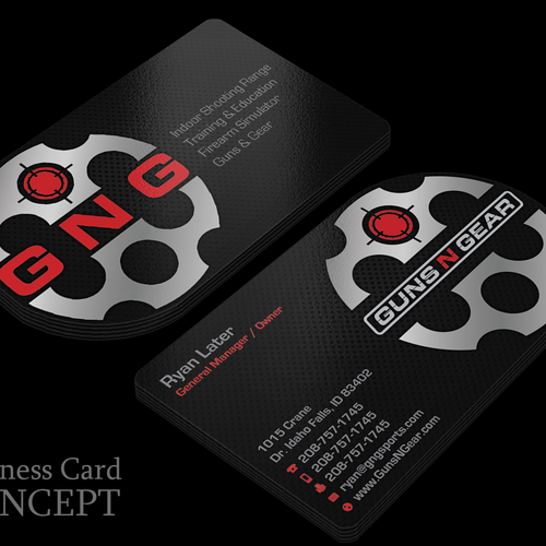 I need a tactical business card!!! Design réalisé par FishingArtz