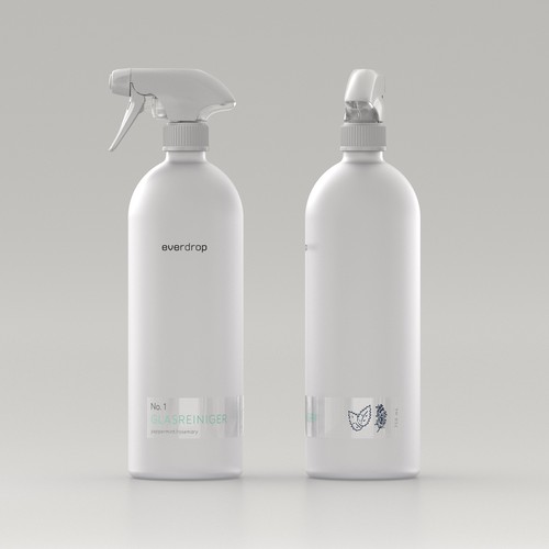 Diseño de Premium Spray Bottle and Packaging for Cleaning Supplies de eolinart