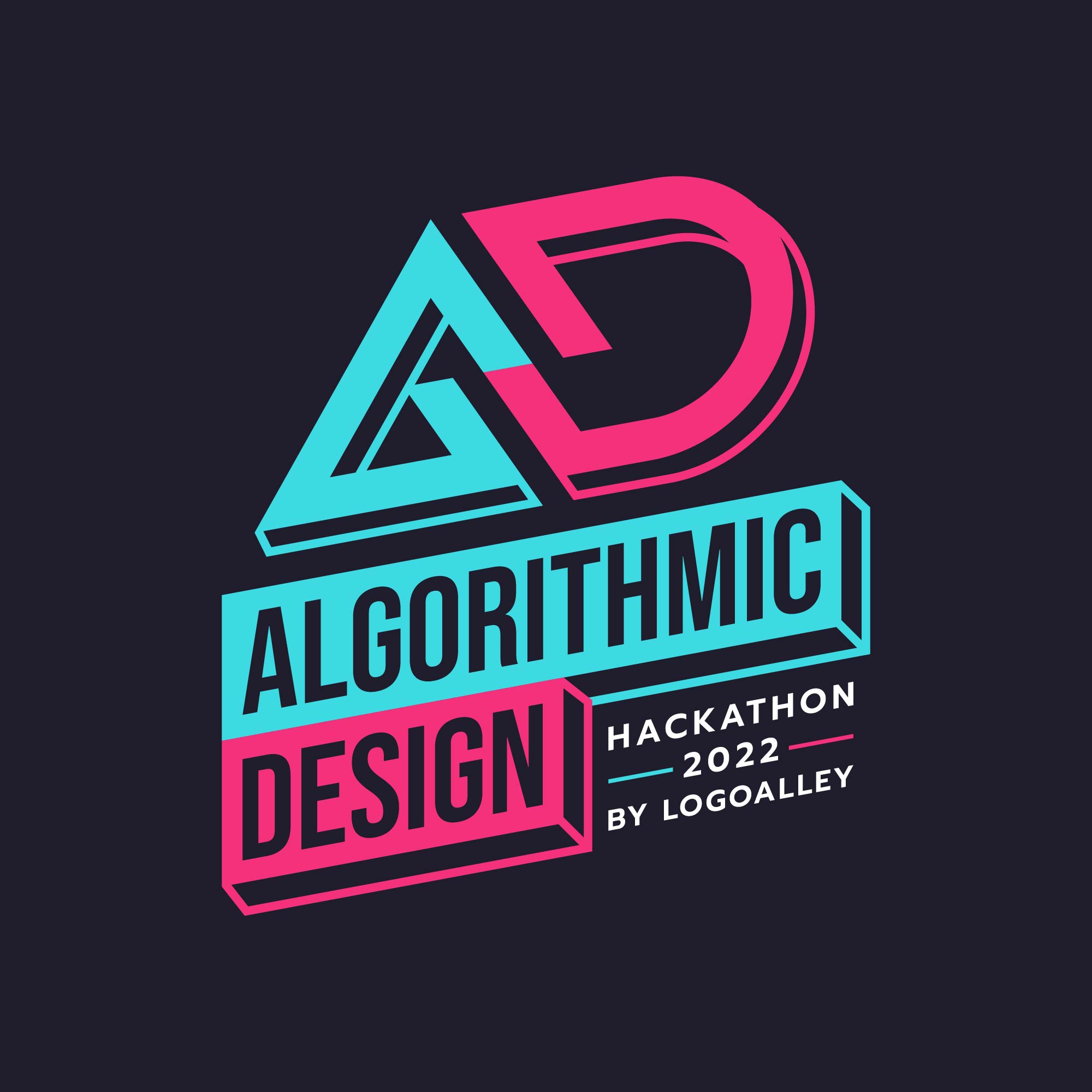 Modular logo with the title 'Vista Hackathon 2022 logo'