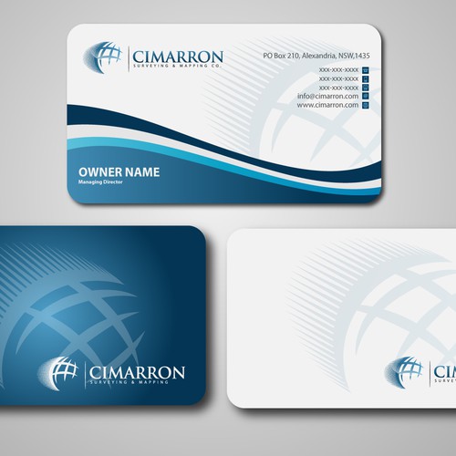 stationery for Cimarron Surveying & Mapping Co., Inc. デザイン by expert desizini