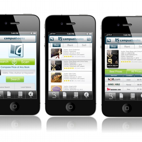 Create a winning mobile app design Design by saintdmz®