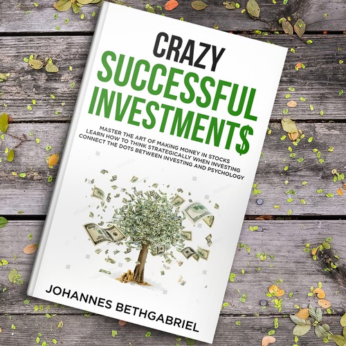 Powerful Book Cover for an Investing book that helps to Build Wealth in the Stock Market Design by studio02