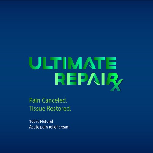 Create a logo for a high end all natural pain relief and repair cream Diseño de Francesca Macri