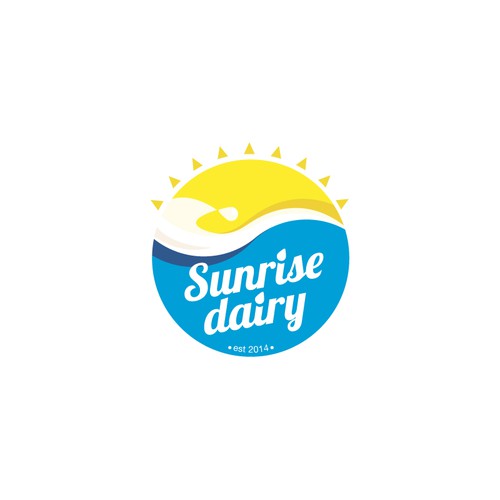 Stunning and simle logo for a dairy company :) Design by Kreyto
