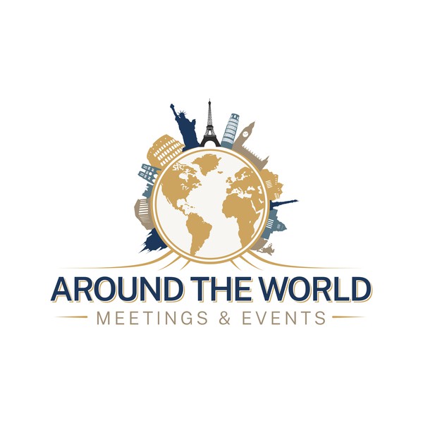 Around The World Logo design.