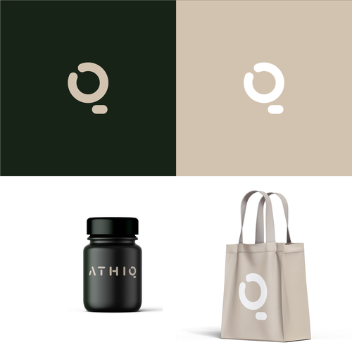 "Athiq - Exclusive Supplements rebranding" winning Logo design