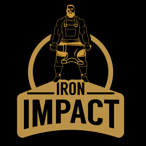 Forged Iron like Logo for an online strength & powerlifting coaching Design by irawan inc