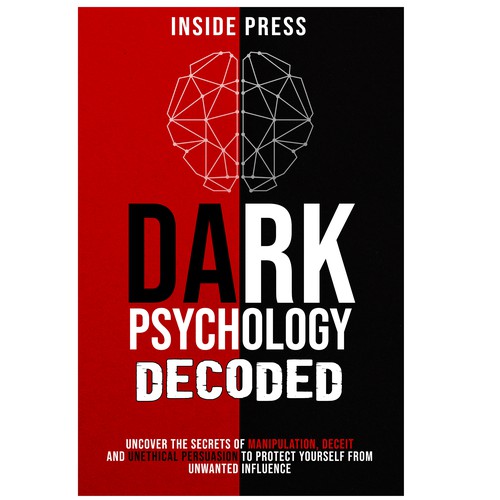 Intriguing Cover for Book on the "Mysteries of Dark Psychology" Design by Alexa Jones