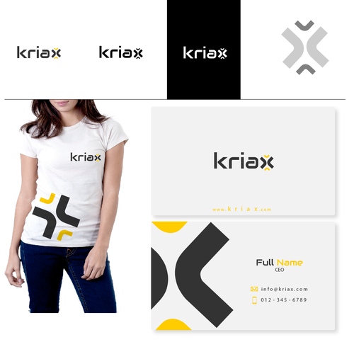 Create logo and business cards for Kriax Ontwerp door Alina7
