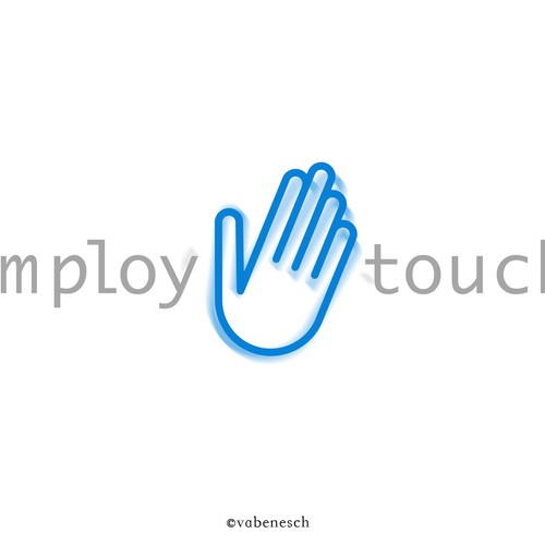 logo for EmployTouch Design by vabenesch