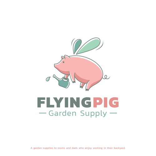 flying pig logo clothing brand