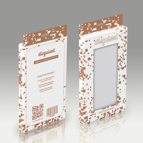 Create modern & stylish phone case packaging for high-end phone case company "disguised" Design by Andy⚡️⚡️