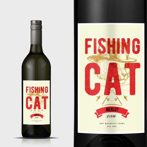 Design a modern wine label for a small new independent brand in India's emerging market (our wine bottled in Italy) Design by mata_hati