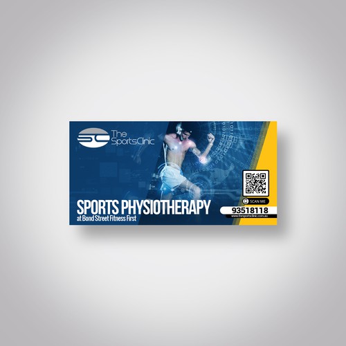 The Sports Clinic Physiotherapy starting in a new gym facility Design by Stanojevic