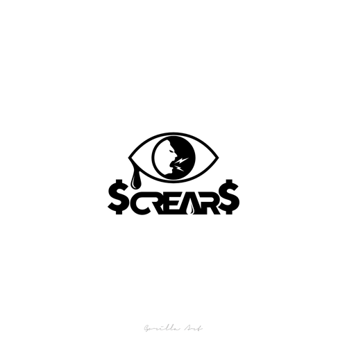 $CREAR$ — Logo Expressing Anger & Sadness For A Music Label Design by Gorilla Art ™