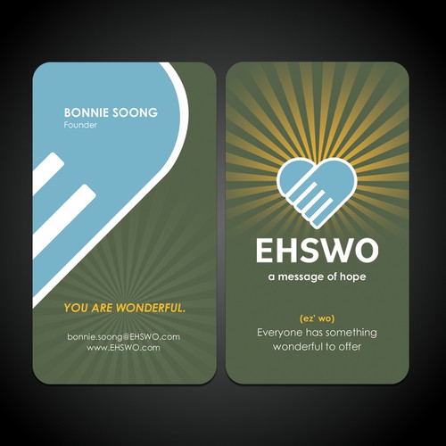 A Cool, Fun Business Card That's Not Really A Business Card - Have fun with this!!!  EHSWO.com Design by CurveSky™ ☑️