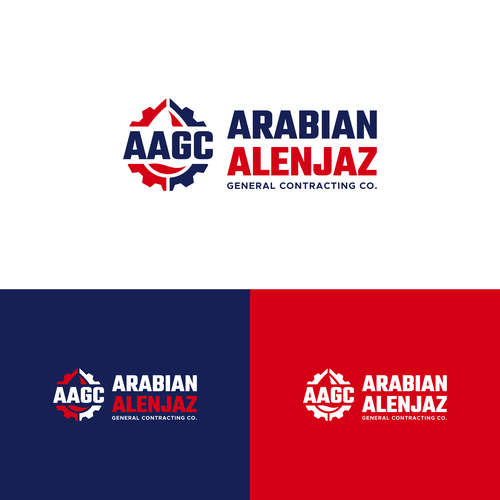 “Modern Industrial Logo for AAGC – Construction & Contracting Company” Design by StudioJack