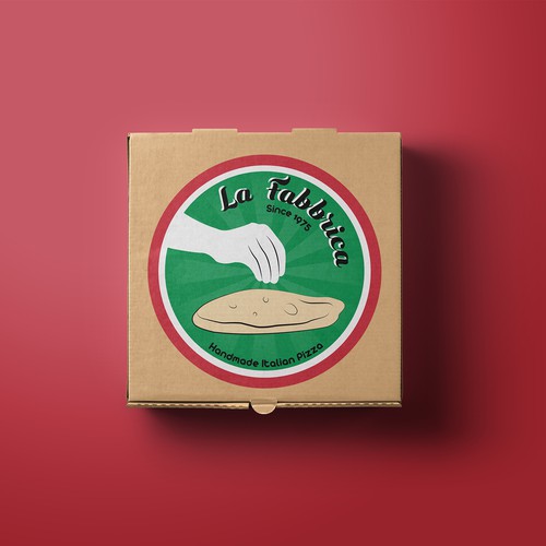 We need a powerful logo for our pizza production - La Fabbrica Design por Lilit Vasilyan