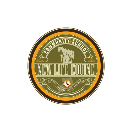Equine Ministry School Logo Diseño de The Design Duck