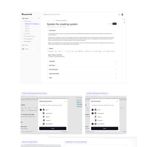 Redesign of SaaS UI Design by Ken Dirga