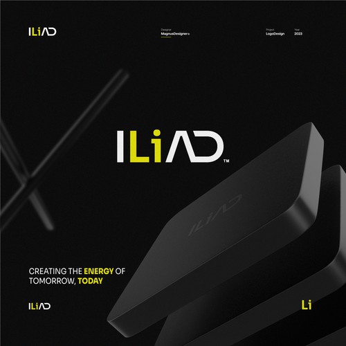 Iliad Logo Design Design by Magnus Brandesign