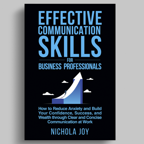 Design a book cover targeting  business professionals that want to enhance communication skills. Design by melsaber