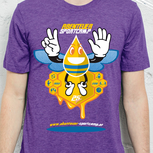 Create a cool summer sports camp shirt for 3000 kids (age 6-12) Diseño de nclos