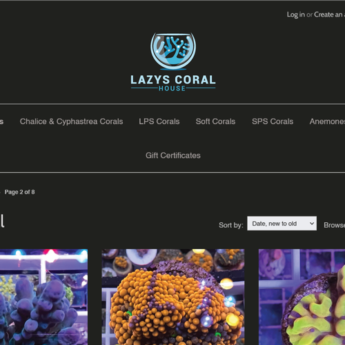 Design a business logo for company that sells live coral Design by Democomics