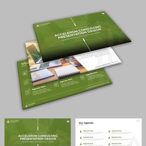 Modern impactful powerpoint template Design by AZ™