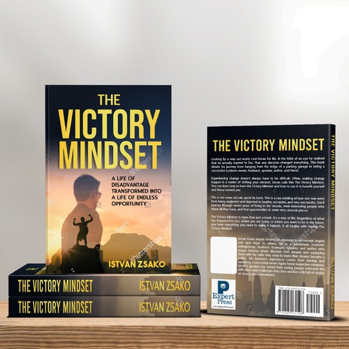 Design a powerful "Victory Mindset" book cover [no boring designers allowed!] Design by T.Primada