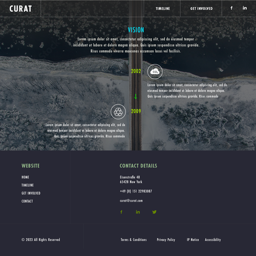 Earth in Focus: A Transformative  Web Experience Highlighting Waste, Pollution, and Sustainability Design by nazdesigns7