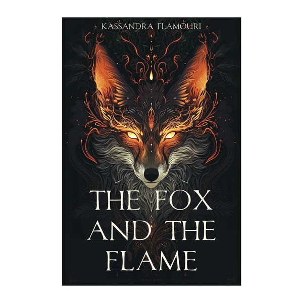 The Fox and the Flame Fantasy Book Cover Design