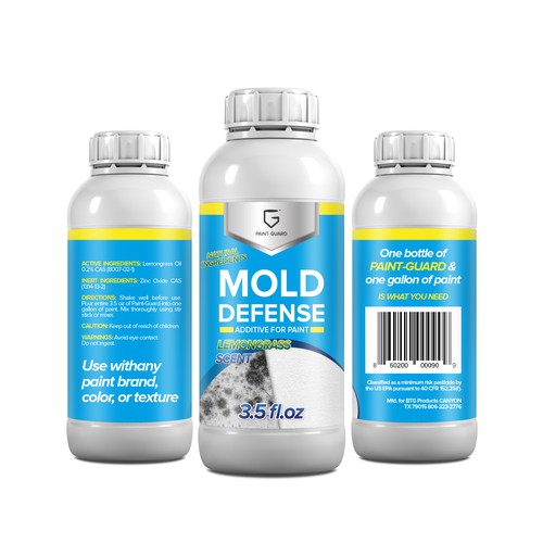 Paint Additive Label Redesigned for Store Shelves Design by creationMB