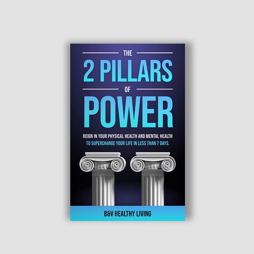 2 Pillars of Power book cover design to grab attention Design by Alem Duran